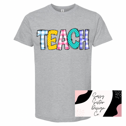 Colorful Plaid Teach