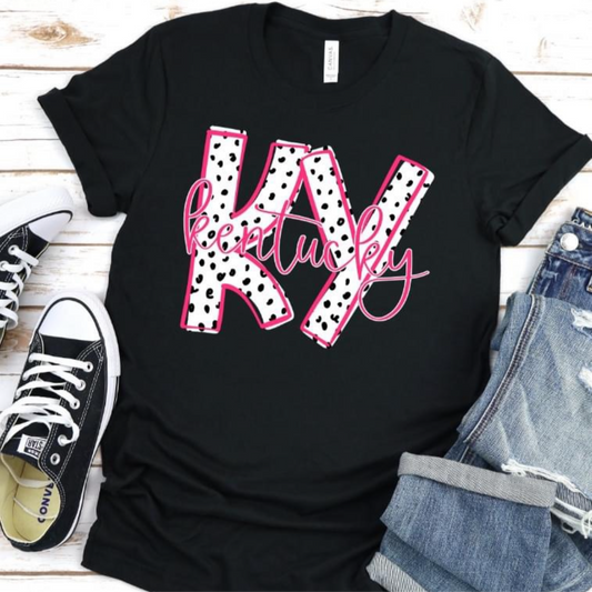 Pink Dalmatian Print KY Kentucky