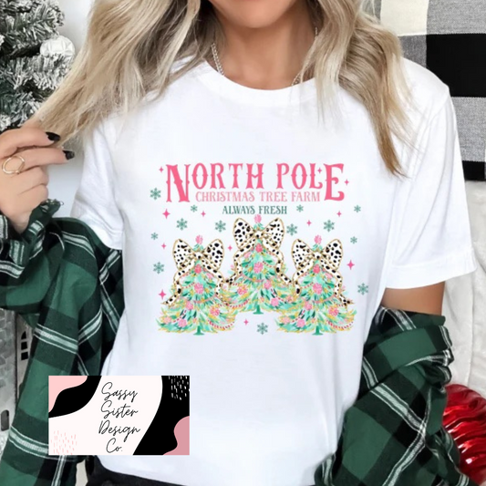 North Pole Colorful Christmas Tree Farm