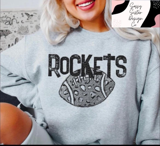 Neutral Cheetah Rockets Football