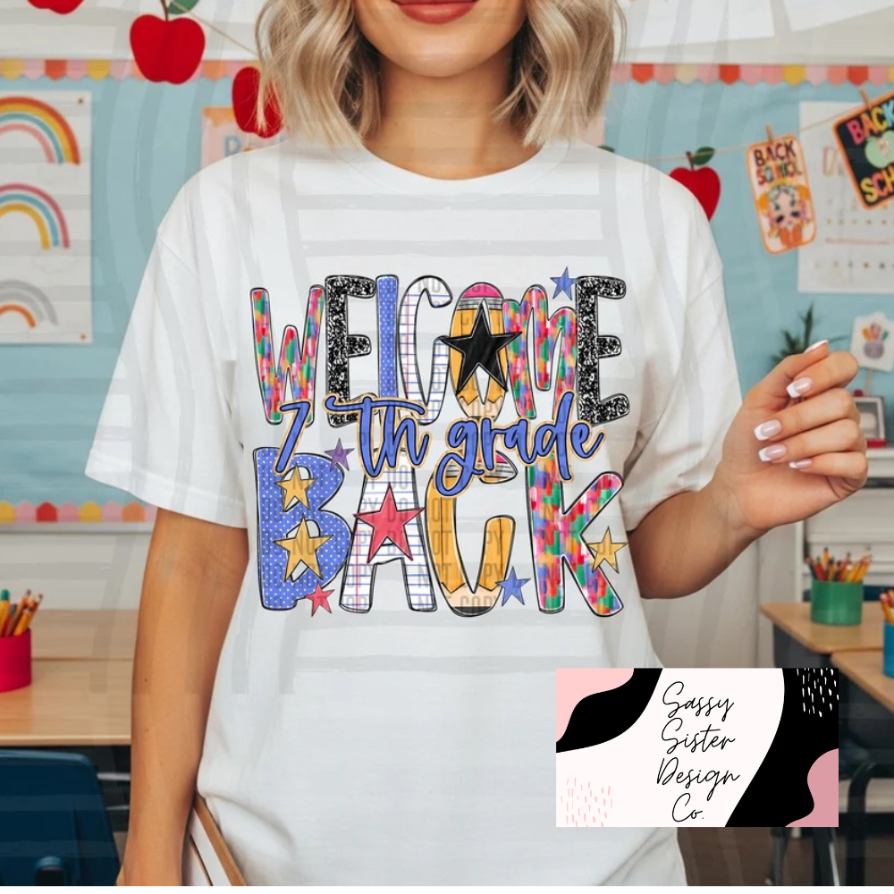 Welcome Back Grade Level Tees