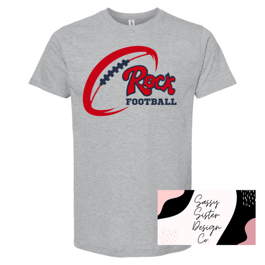 Rock Foootball Outline