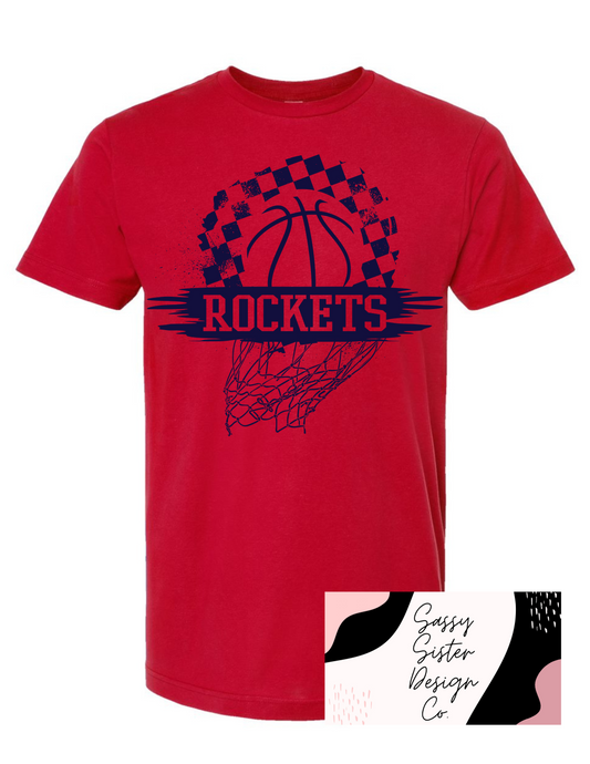 Checkered Rockets Basketball