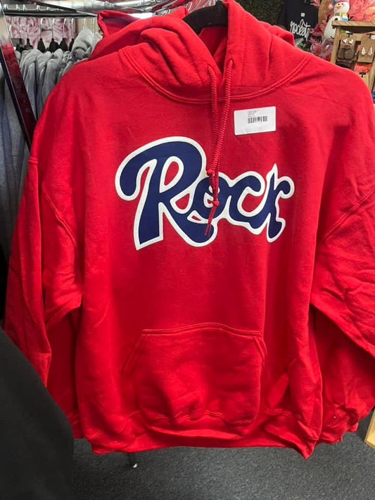 Navy Rock Logo With White Outline