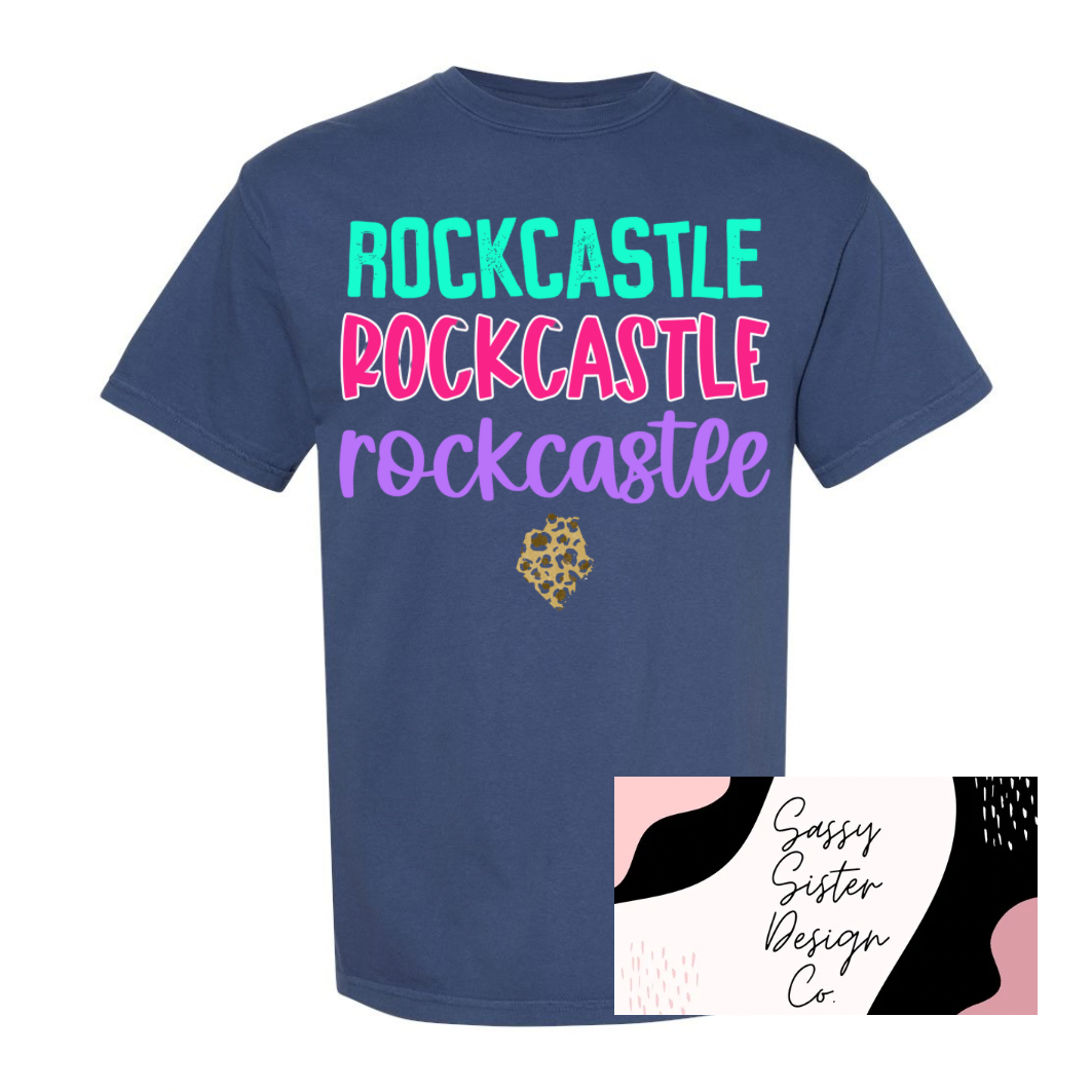 Bright Rockcastle Repeat Comfort Colors Tee