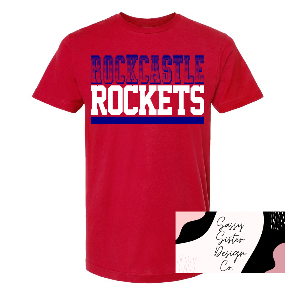 Rockcastle Rockets Navy/White Fade