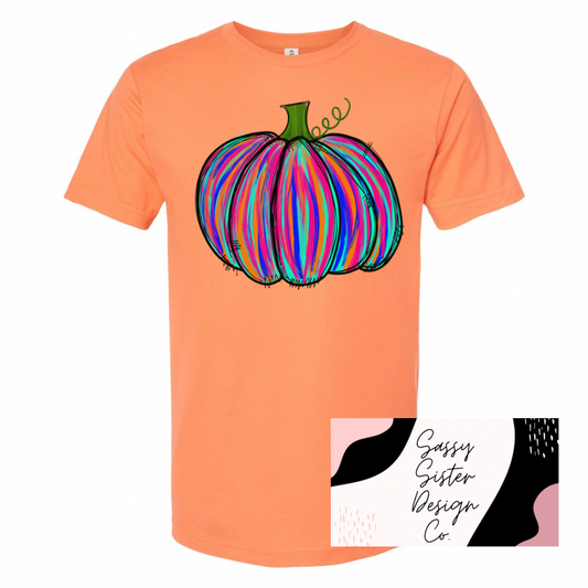 Bright Colorful Pumpkin