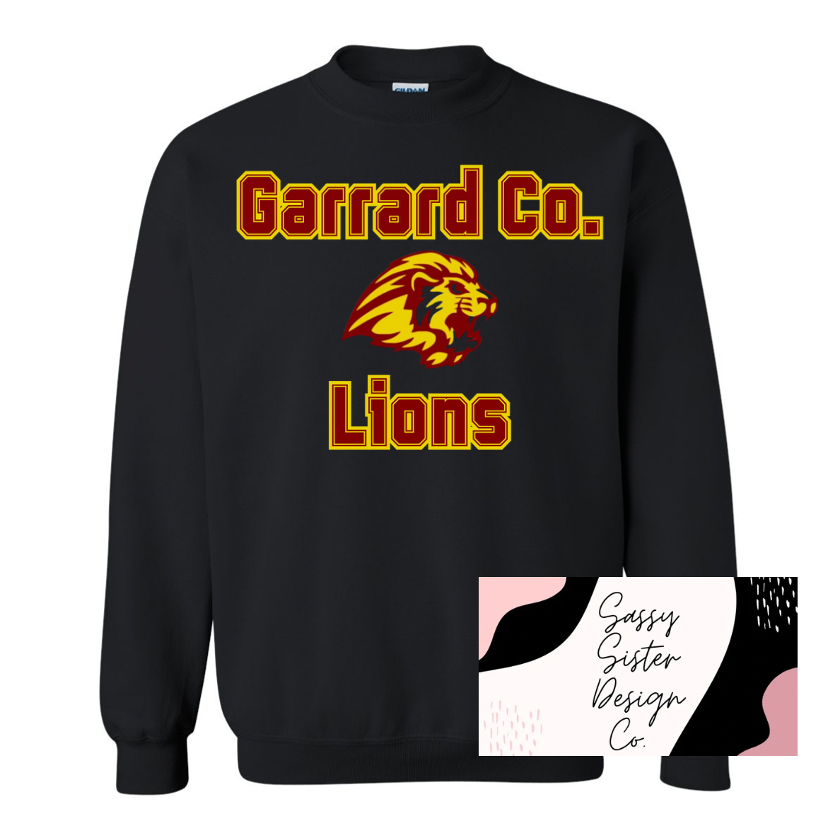 Garrard Co. Lions With Mascot