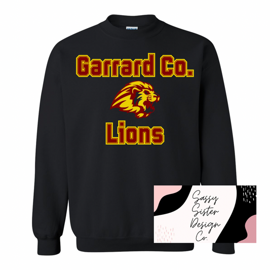 Garrard Co. Lions With Mascot