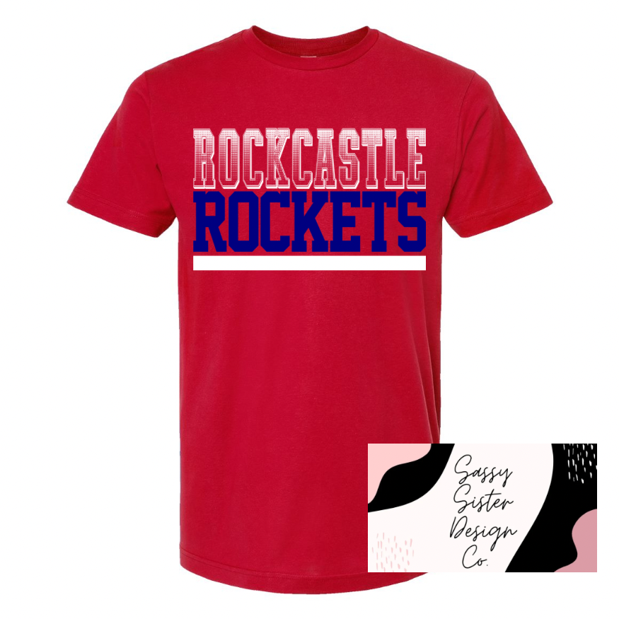 Rockcastle Rockets White/Navy Fade