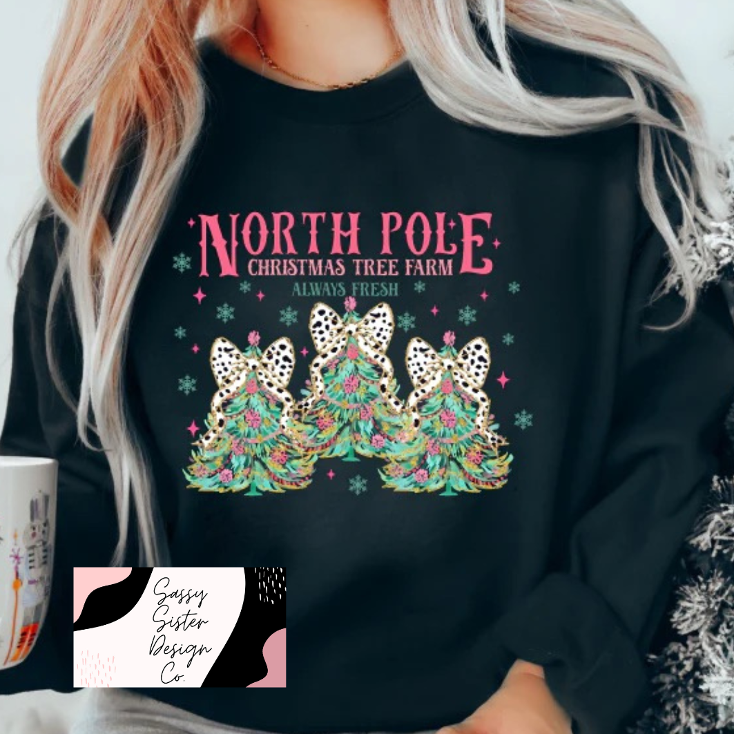 North Pole Colorful Christmas Tree Farm