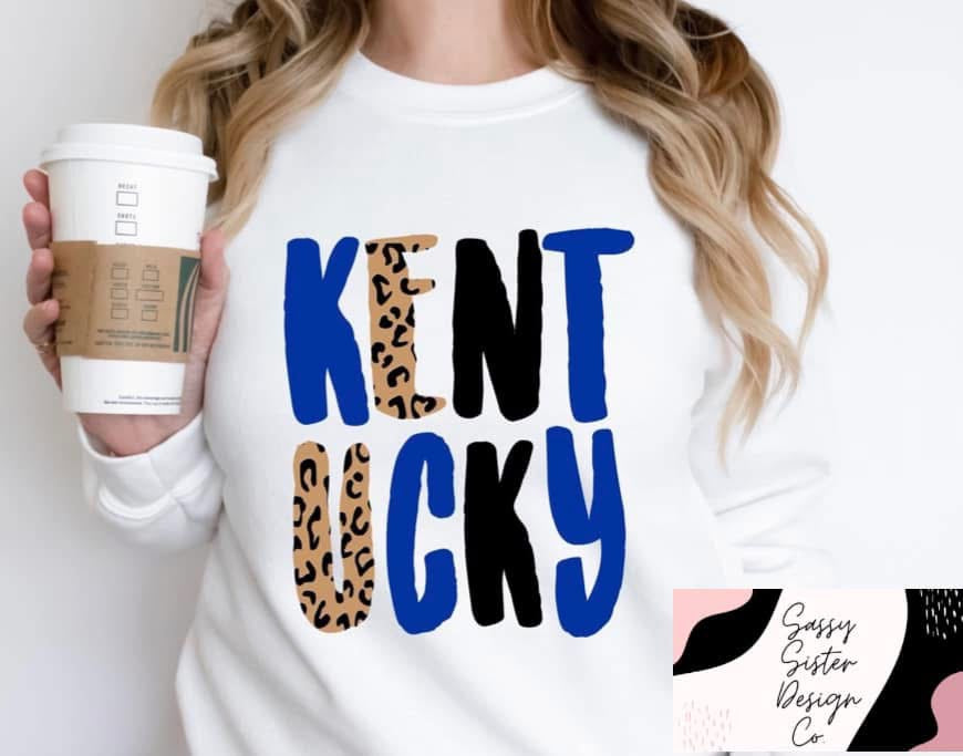 Blue, Black, Cheetah Kentucky