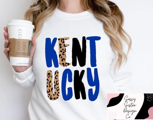 Blue, Black, Cheetah Kentucky