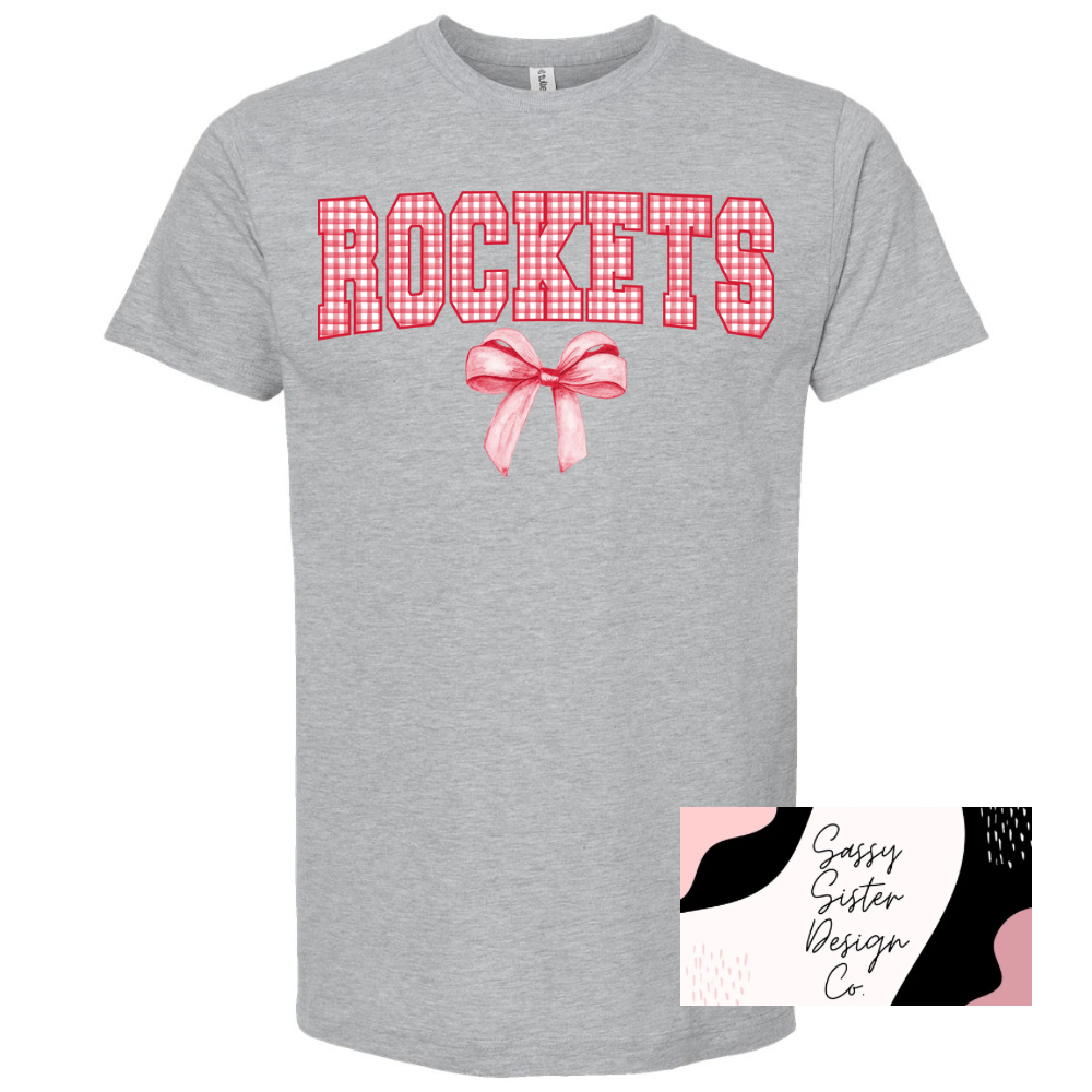 Red Checkered Rockets With Bow
