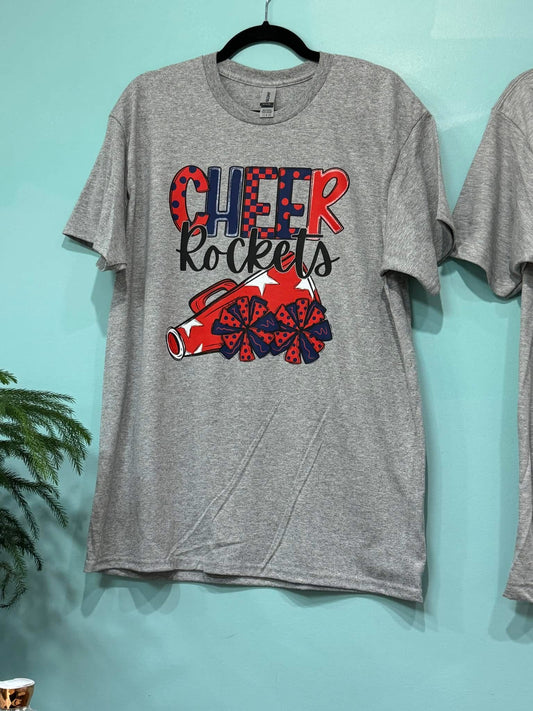 Red and Navy Cheer Rockets