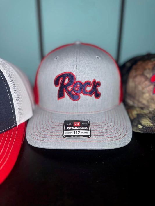 Gray/Red Rock Richardson 112 Hat