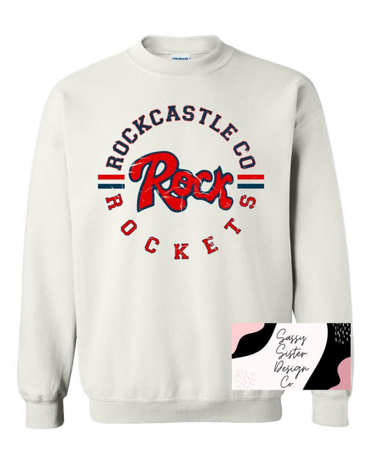 Rockcastle Rockets Circle Rock Logo