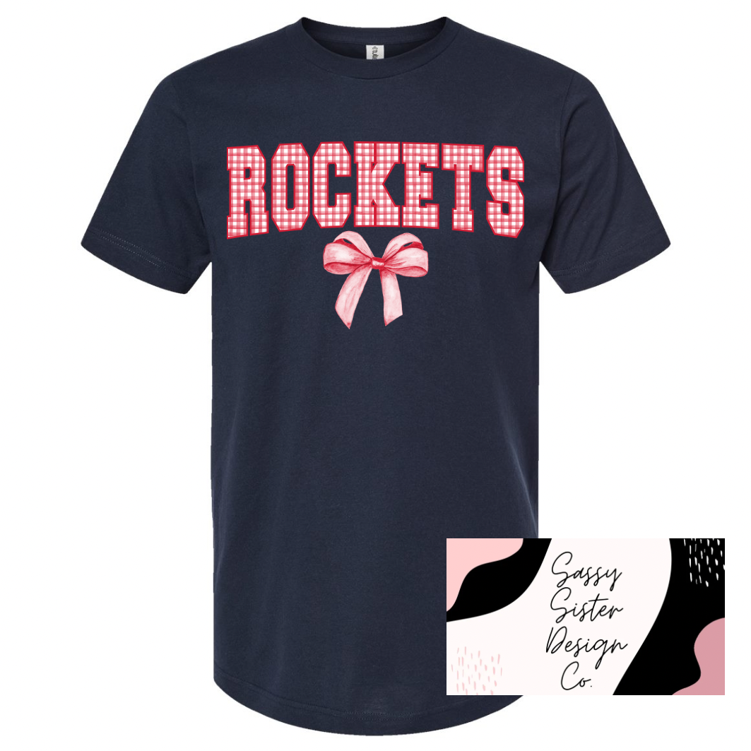Red Checkered Rockets With Bow