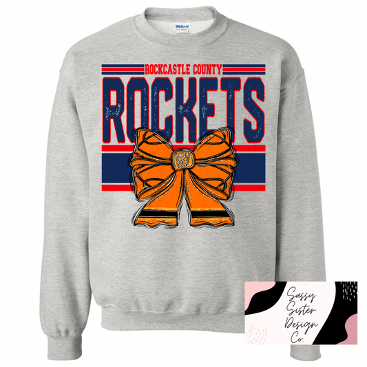 Rockcastle County Rockets Basketball Bow